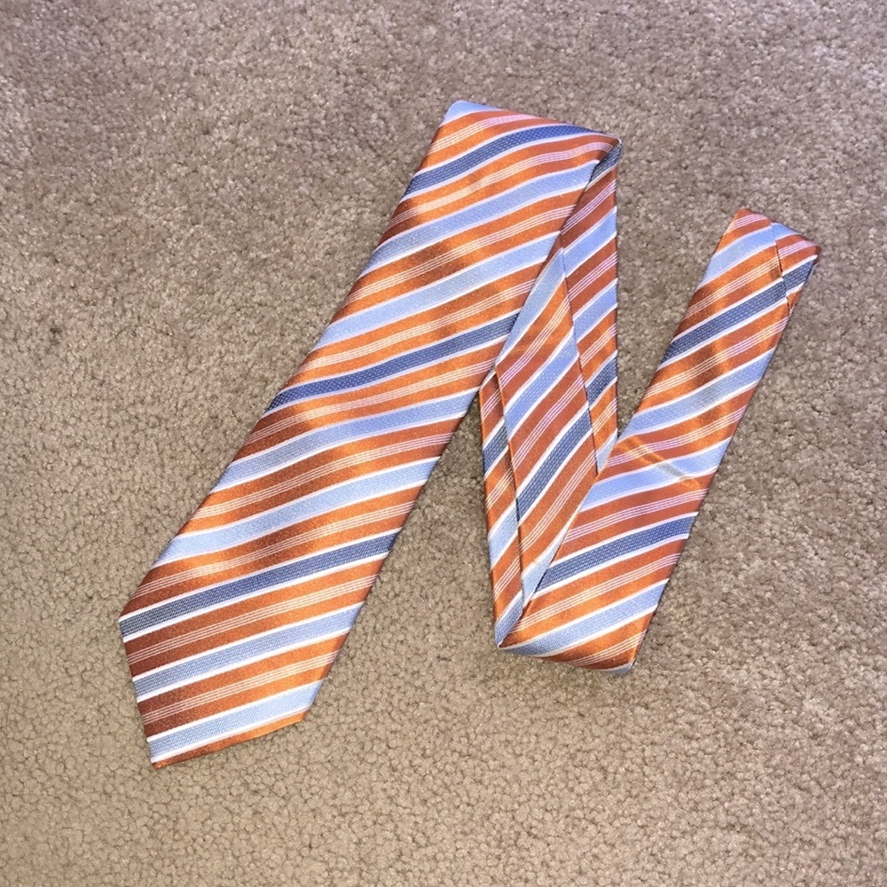 COUNTESS MARA Framed Stripe TIE *SILK*